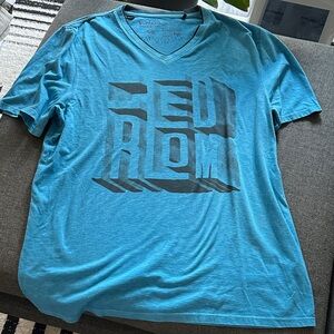 Buffalo David Bitton Teal Graphic Tee